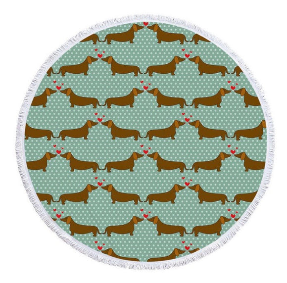 Picnic Blanket with Carry Bag - Sage True Love