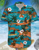 Surfin' Doxie Unisex Button Down Shirt