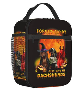 Halloween Edition Dachshund Rectangular Insulated Lunch Bag