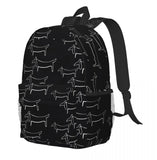 Picasso Dachshund Patterned Backpack
