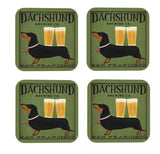 Dachshund Brewing Co. Coasters (Set of 4)