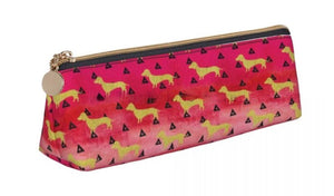 Long Dog Pencil Case - Red