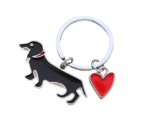 Dachshund Love Keychain