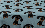 Lightweight Black & Tan Weenie Blanket