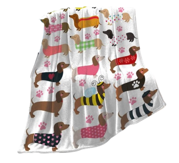 Weenie dog blanket 2025