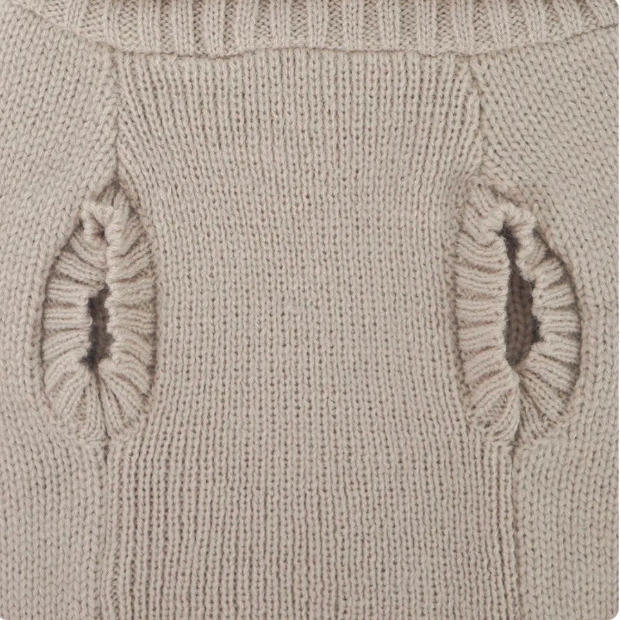 Pink Fancy Cable Knit Sweater (Final Sale)