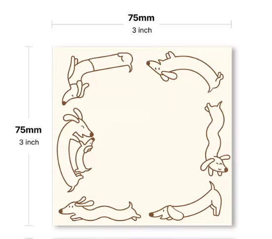 Dachshund Sticky Notes