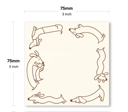 Dachshund Sticky Notes