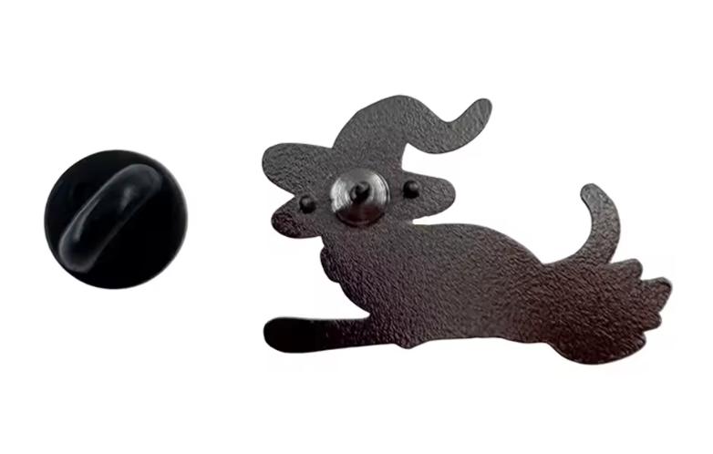 Dachshund Witch Enamel Pin