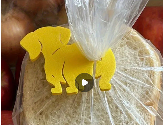 Dachshund Bread Bag Tie