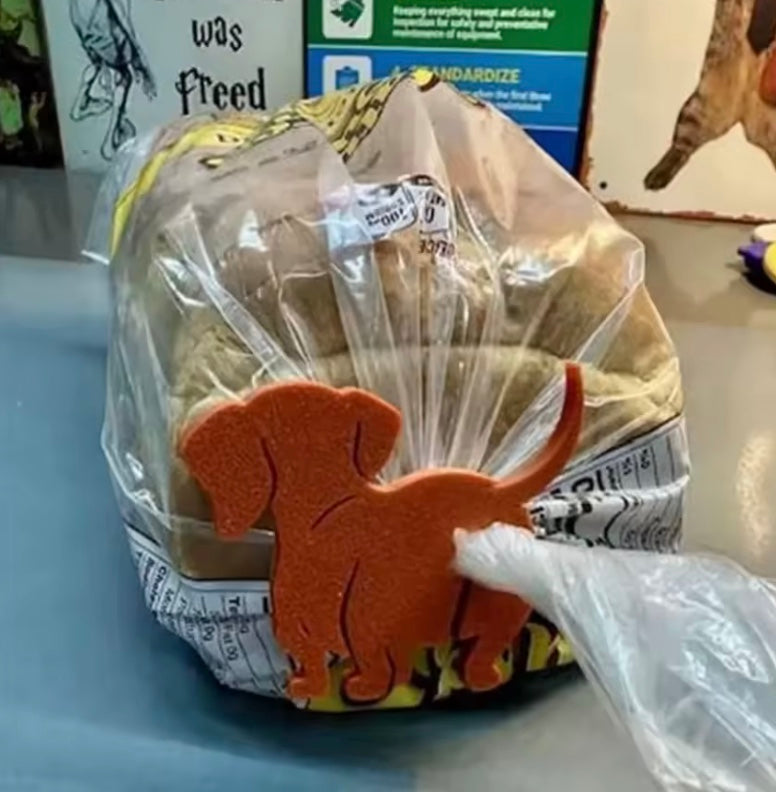 Dachshund Bread Bag Tie