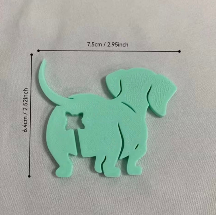Dachshund Bread Bag Tie