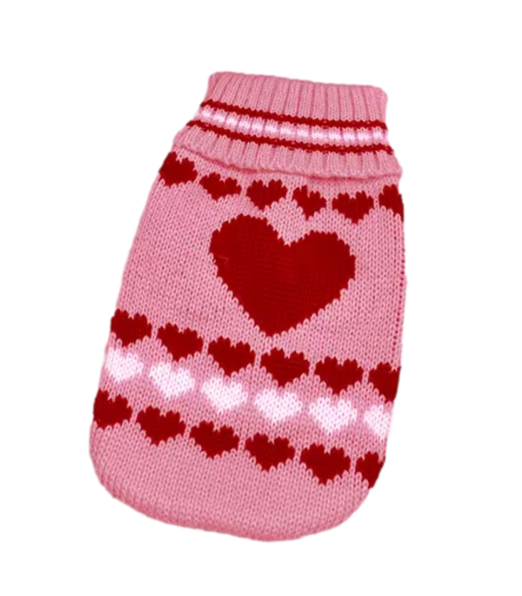 Pink Valentine Sweater