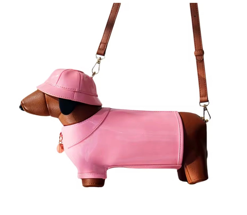 Crossbody Rainy Day Dachshund Bag