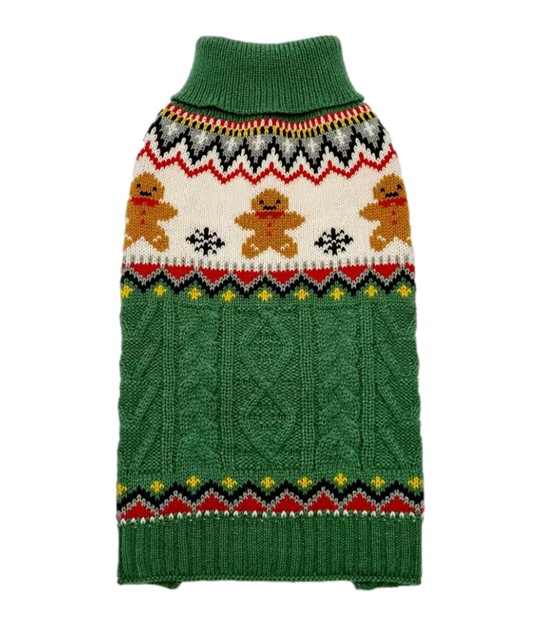 Gingerbread Fair Isle Sweater