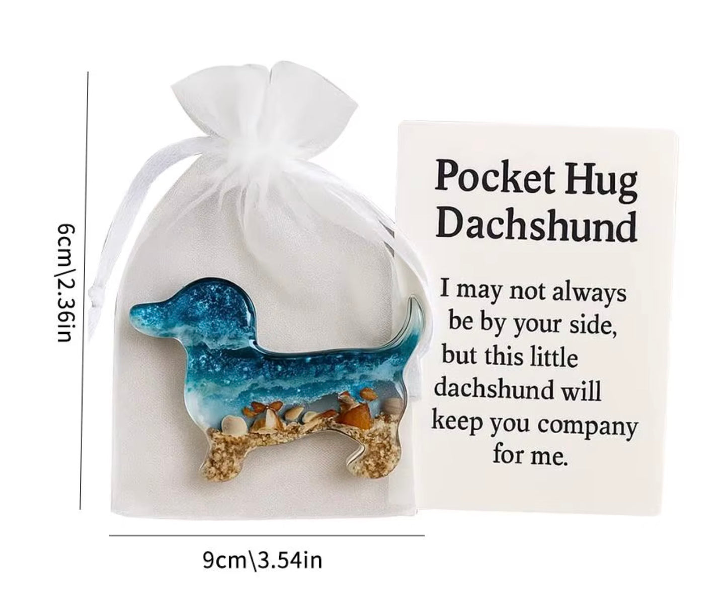 Pocket Hug Dachshund Keepsake