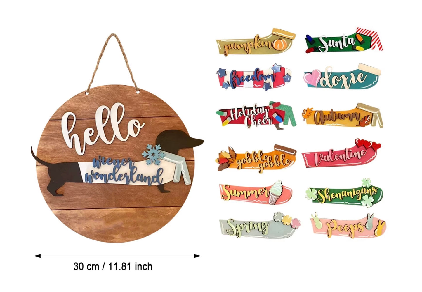 DYI All Season Door Hanger