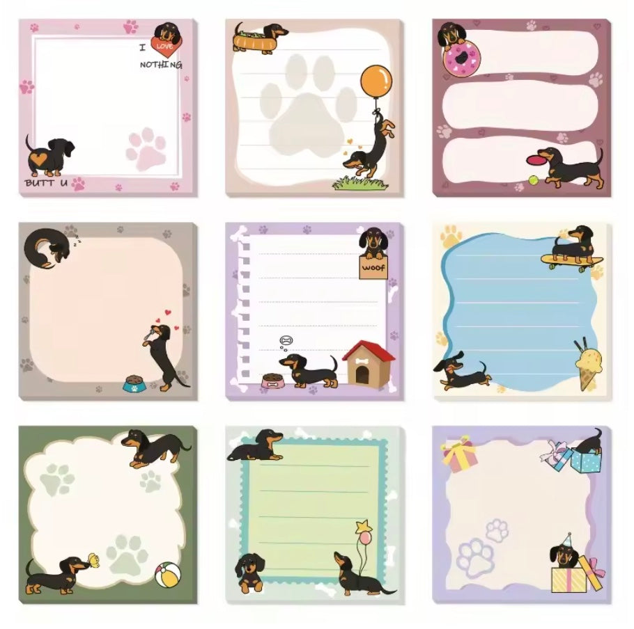 Dachshund Sticky Note Variety Pack
