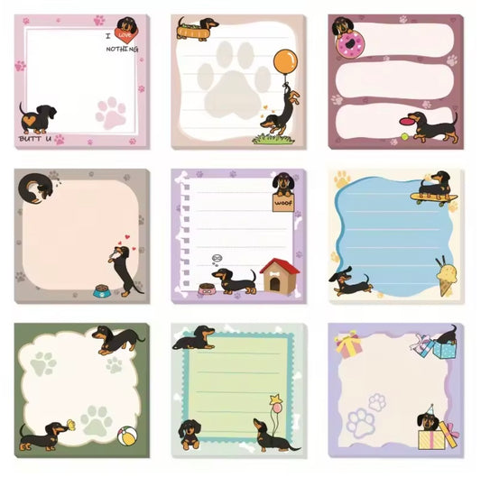 Dachshund Sticky Note Variety Pack