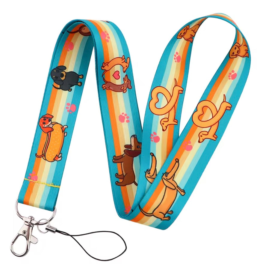 Dachshund Love Lanyard