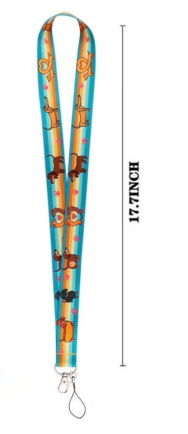 Dachshund Love Lanyard