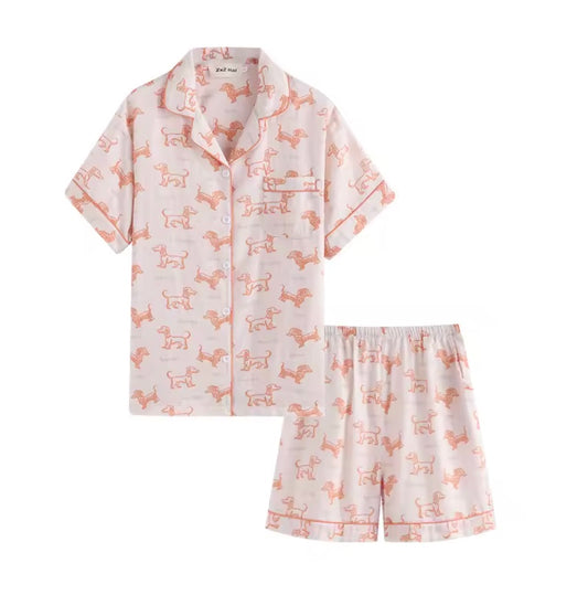 Dachshund Happiness Summer Pajama Set