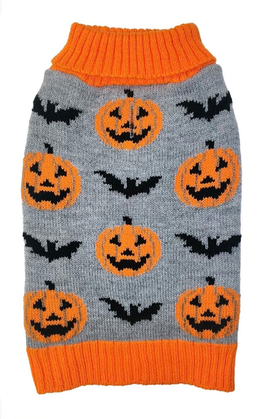 Grey Pumpkin Sweater