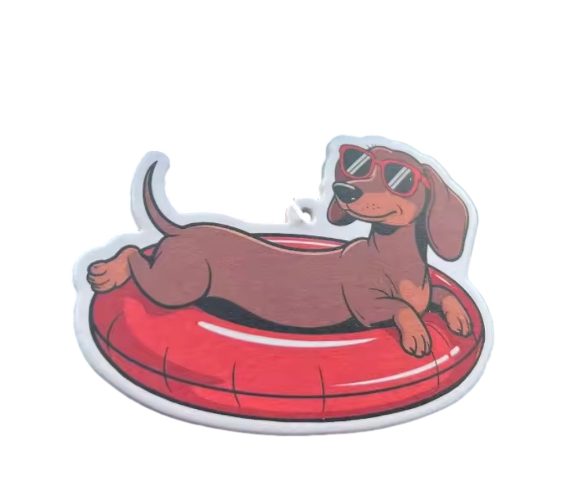 Summer Dachshund Car Air Freshener