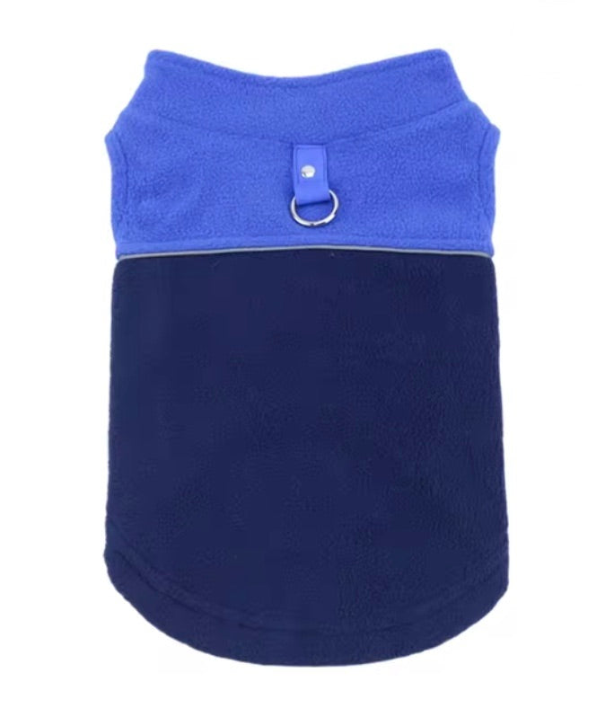 Color Block Fleece Pullover