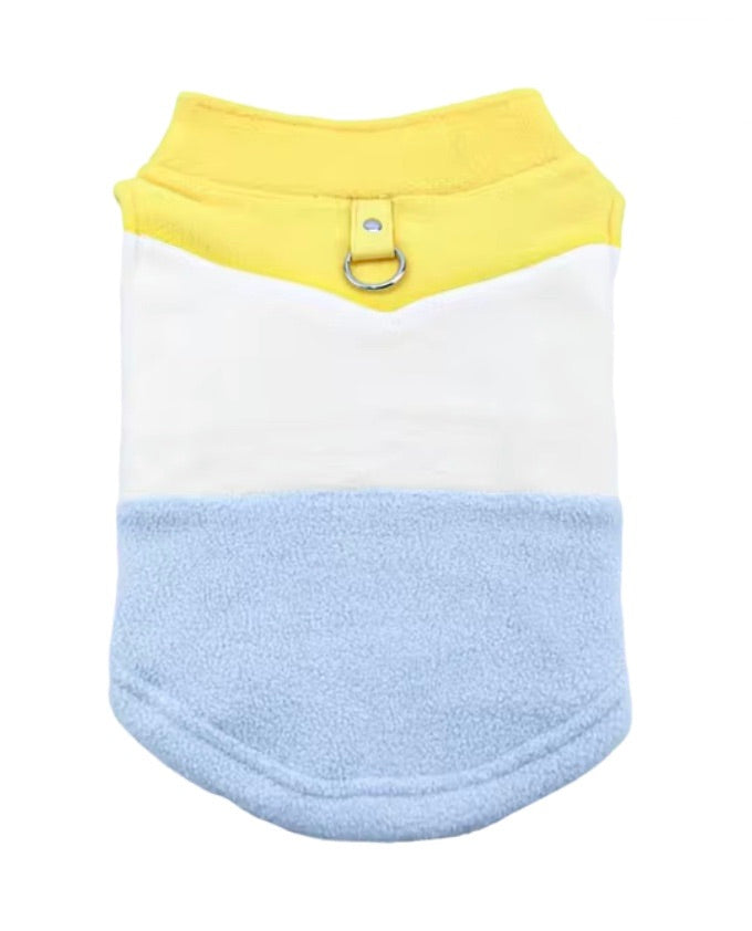 Color Block Fleece Pullover