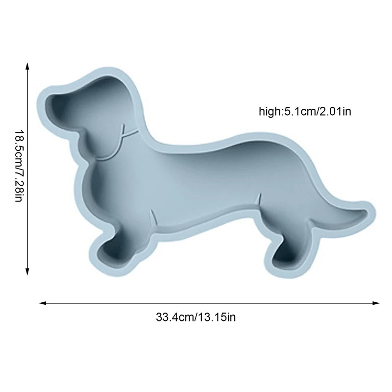 Silicone Dachshund Cake Mold