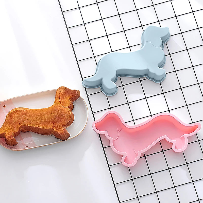 Silicone Dachshund Cake Mold