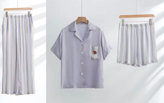 Blue Dachshund Pajama Set