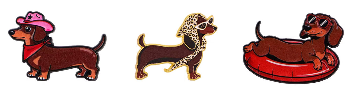 Dachshund Enamel Pins