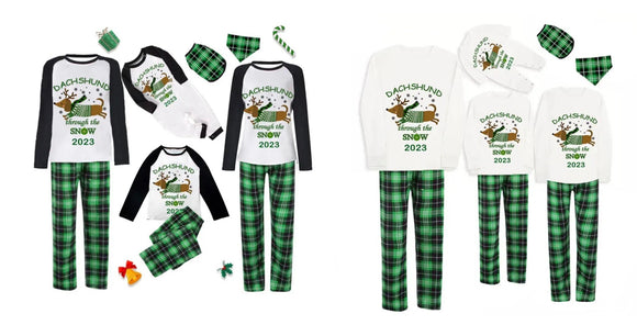 2023 Family Holiday Jammies - Green Plaid