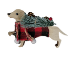 Country Christmas Dachshund Tree Ornament