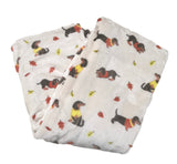 Ultra Plush Fall Leaves Dachshund Throw Blanket (Pre-Order for shipment 10/2)