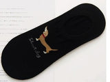 Dachshund No-Show Socks