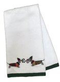 Festive Dachshunds Hand Towel