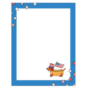 USA Hot Dog Notepad