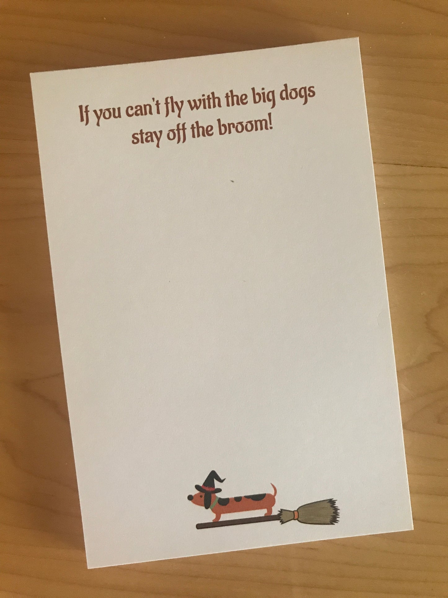 Fly With the Big Dogs Notepad