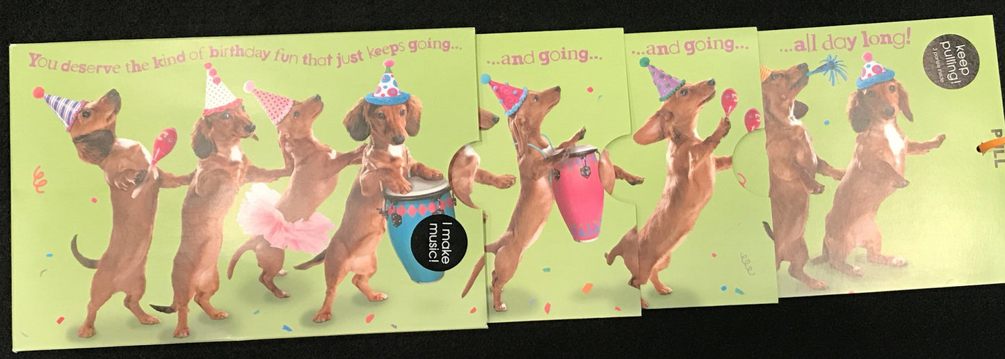 Expandable Musical Birthday Card