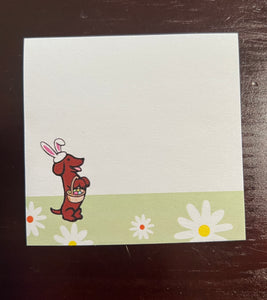 Easter Bunny Post-It Notes