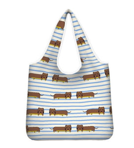 Wirehair Dachshunds Foldable Reusable Shopping Bag