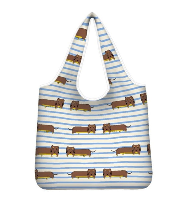 Wirehair Dachshunds Foldable Reusable Shopping Bag