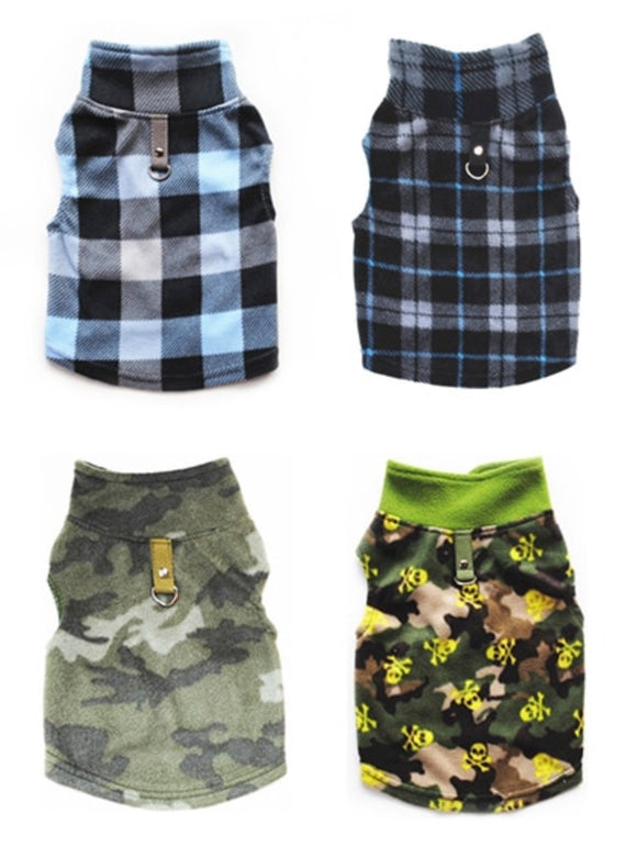 Patterned Fleece Pullover WeenieWarmers patterned-fleece-pullover-weeniewarmers