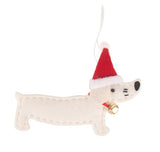 Jingle Bell Dachshund Tree Ornament