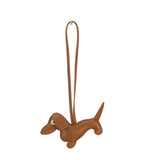 Leather Dachshund Bag Charm