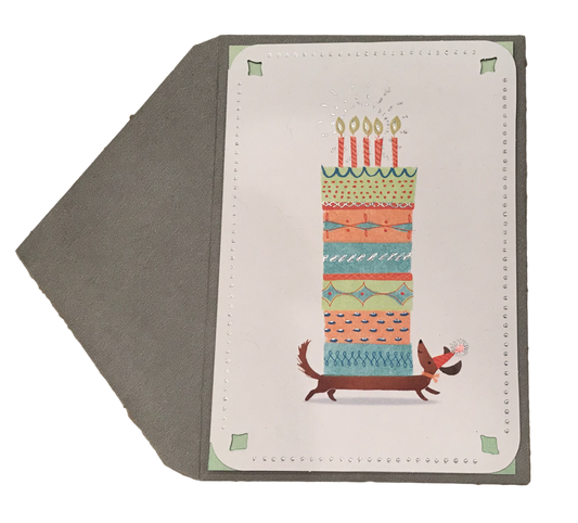 Tall Cake Birthday Card