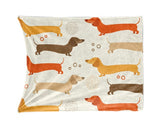 Lightweight "Stretch" Dachshunds Weenie Blanket